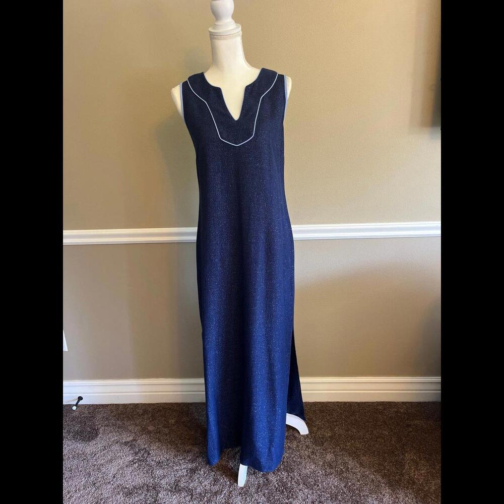 Sail to Sable sleeveless  maxi dress